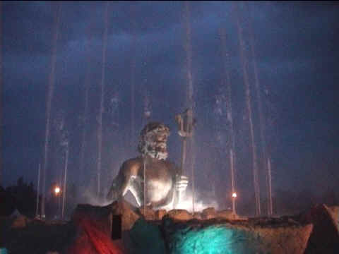 Poséidon, un jeu de lumières