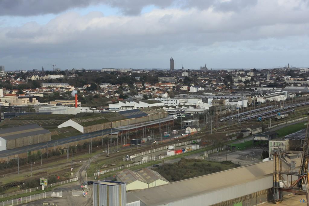 La vue du pont de Cheviré