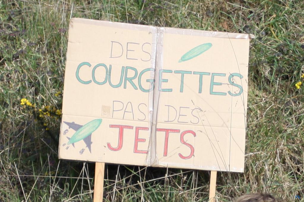 Les opposants à l’aéroport sur la 4 voies